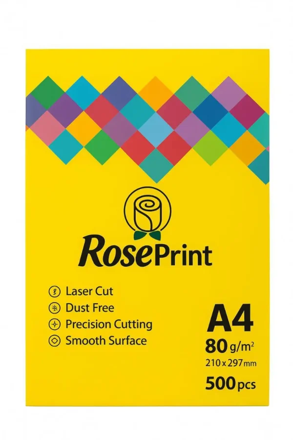 photo_2025-10-25_12-16-17 کاغذ A4 رز پرینت درجهیک زرد - Image 1